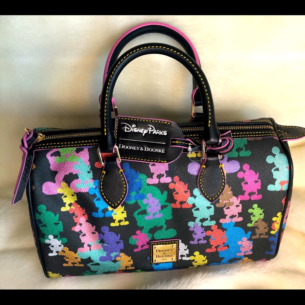 Disney 10th Anniv. Dooney &  Bourke Barrel Bag NWT